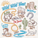 Antique Wild West Square (Vintage)