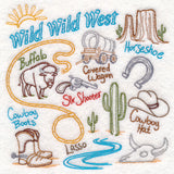 Antique Wild West Square (Vintage)