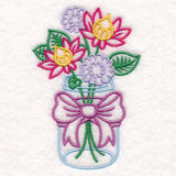 Coneflower Canning Jar (Vintage)