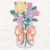 Peony Canning Jar (Vintage)