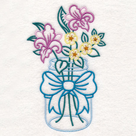 Iris Canning Jar (Vintage)