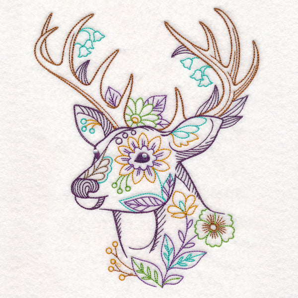 Forest Flower Buck (Vintage)