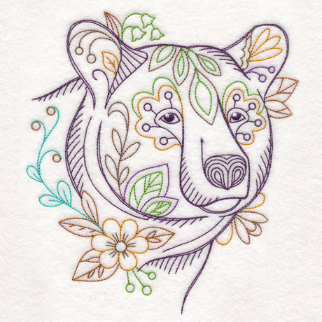 Forest Flower Bear (Vintage)