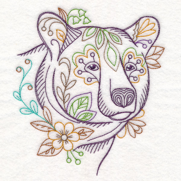 Forest Flower Bear (Vintage)