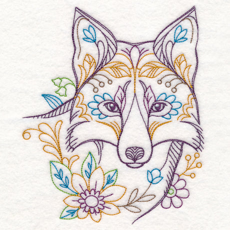 Forest Flower Fox (Vintage)