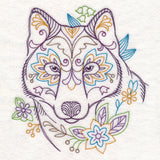 Forest Flower Wolf (Vintage)