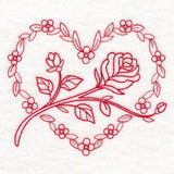 Nostalgic Nature - Heart (Redwork)