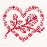 Nostalgic Nature - Heart (Redwork)