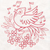 Nostalgic Nature - Songbird (Redwork)