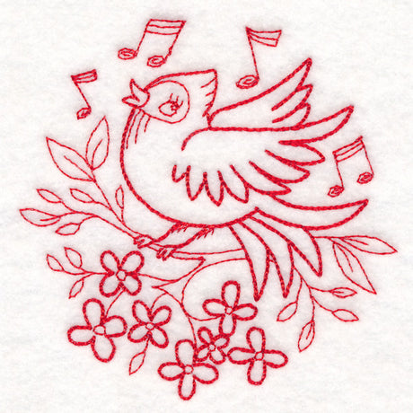 Nostalgic Nature - Songbird (Redwork)