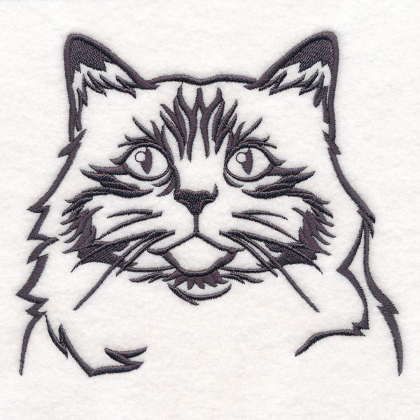 Birman Cat Silhouette