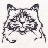 Birman Cat Silhouette