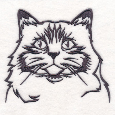 Birman Cat Silhouette