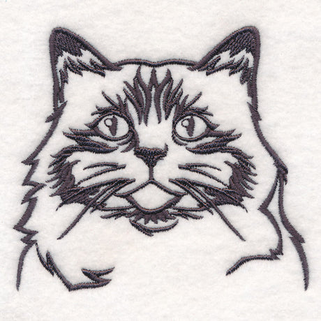 Birman Cat Silhouette