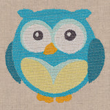 Wide-Eyed Baby Boy Owl (Cross Stitch)