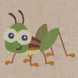 Wide-Eyed Baby Boy Grasshopper (Cross Stitch)