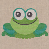 Wide-Eyed Baby Boy Frog (Cross Stitch)
