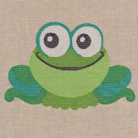 Wide-Eyed Baby Boy Frog (Cross Stitch)