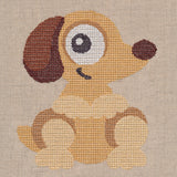 Wide-Eyed Baby Boy Puppy (Cross Stitch)