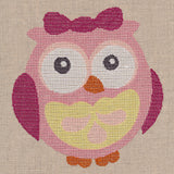 Wide-Eyed Baby Girl Owl (Cross Stitch)
