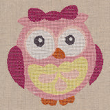 Wide-Eyed Baby Girl Owl (Cross Stitch)