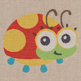 Wide-Eyed Baby Girl Ladybug (Cross Stitch)