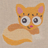 Wide-Eyed Baby Girl Kitten (Cross Stitch)
