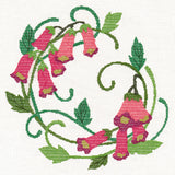 Foxglove Wreath (Cross Stitch)