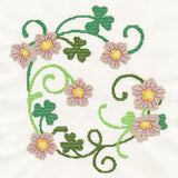 Wood Sorel Wreath (Cross Stitch)