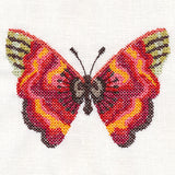 Poppy Butterfly in Watercolor (Cross Stitch)