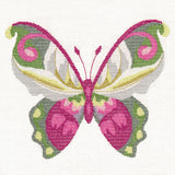Lady Slipper Butterfly in Watercolor (Cross Stitch)