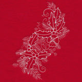 Blissful Holly and Berries Spray (Whitework)