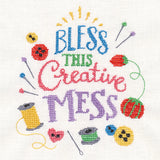 Bless This Creative Mess (Cross Stitch)