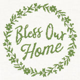 Bless Our Home Wreath (Cross Stitch)