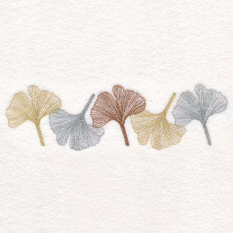 Graceful Gingko Border