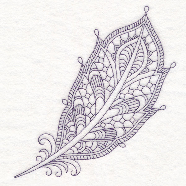 Airy Intricate Feather (Vintage)