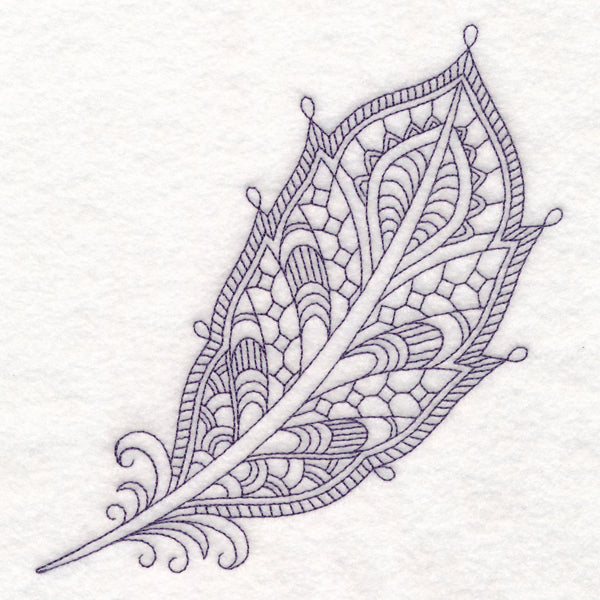 Airy Intricate Feather (Vintage)