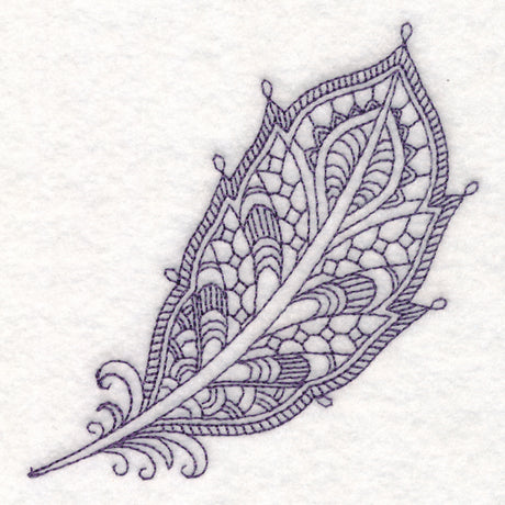 Airy Intricate Feather (Vintage)
