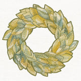 Magnolia Leaf Wreath in Watercolor