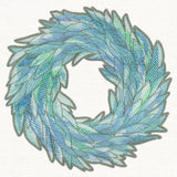 Sage Leaf Wreath in Watercolor