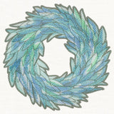 Sage Leaf Wreath in Watercolor