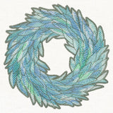 Sage Leaf Wreath in Watercolor