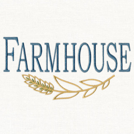 Farmhouse with Wheat