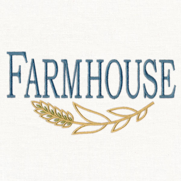 Farmhouse with Wheat