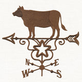 Weather Vane Silhouette - Cow