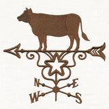 Weather Vane Silhouette - Cow