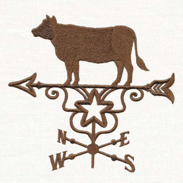 Weather Vane Silhouette - Cow
