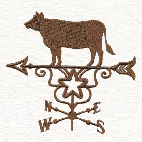 Weather Vane Silhouette - Cow