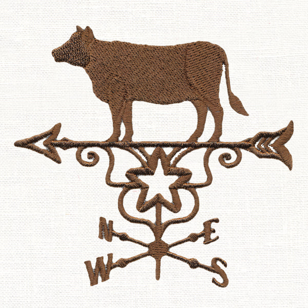 Weather Vane Silhouette - Cow