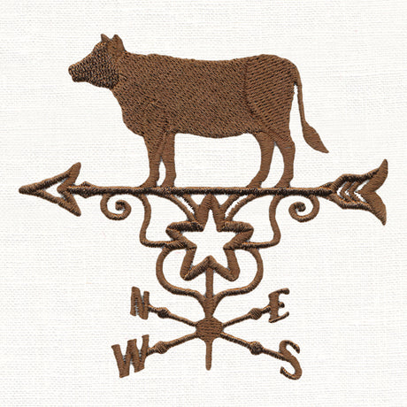 Weather Vane Silhouette - Cow